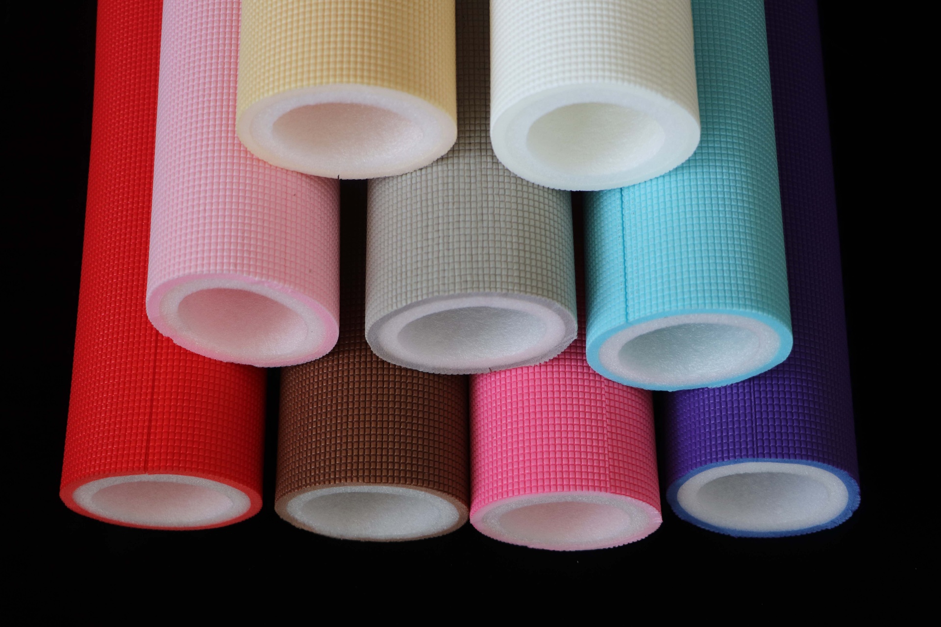XPE Wrapped Tubes — Pastel Range